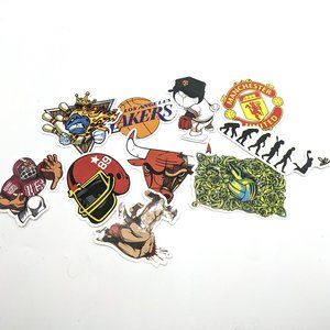 10 Pc Sports Theme Sticker Pack